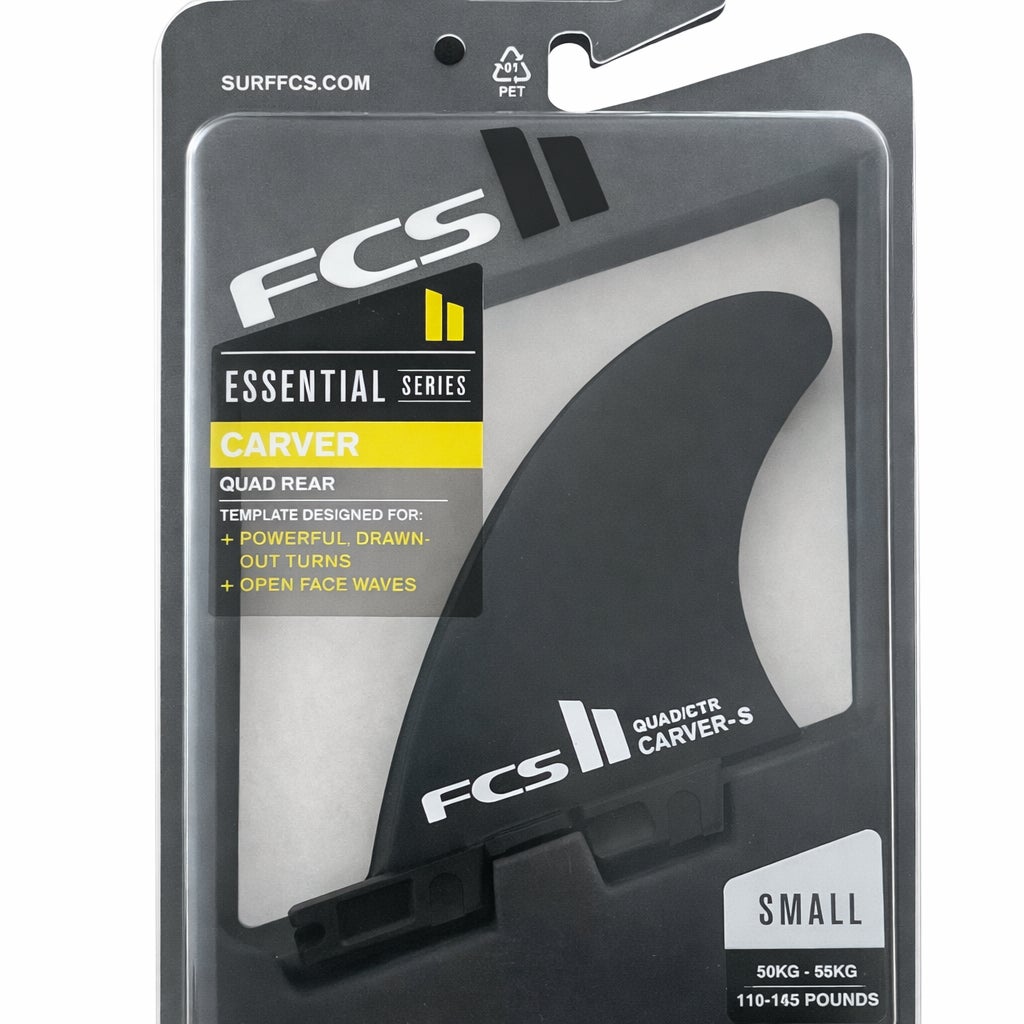 FCS Carver Essential Series Quad Rear Set - Sage | Ocean House Surf